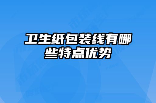 衛(wèi)生紙包裝線有哪些特點(diǎn)優(yōu)勢