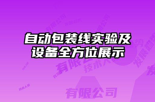 自動包裝線實(shí)驗(yàn)及設(shè)備全方位展示
