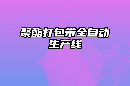聚酯打包帶全自動(dòng)生產(chǎn)線